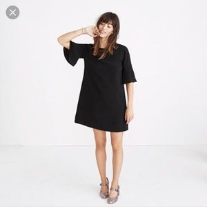 Madewell flutter sleeve mini dress